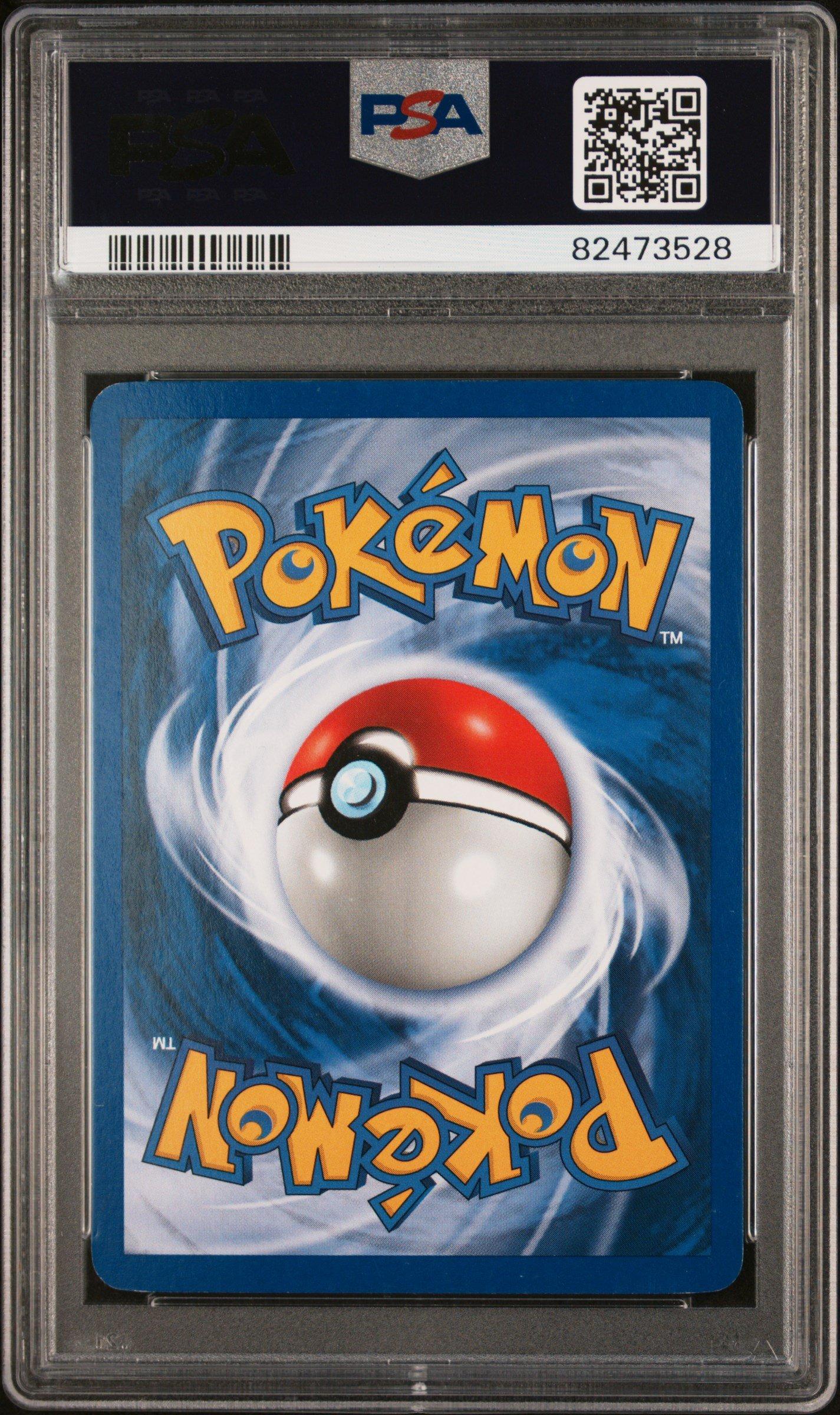2000 Pokemon Gym Heroes 9 Misty's Seadra Holo-prerelease PSA 8