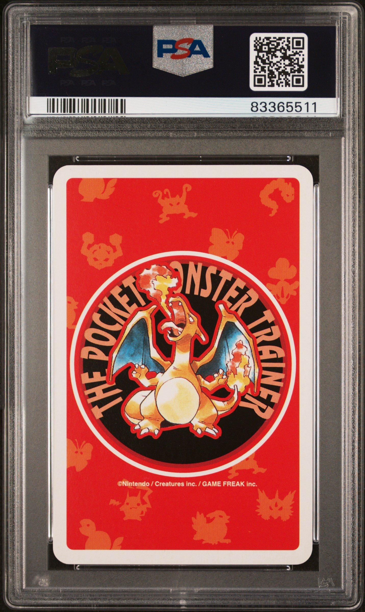 1996 Pokemon Red Version Playing Cards  Red Jack Of Spades PSA 10