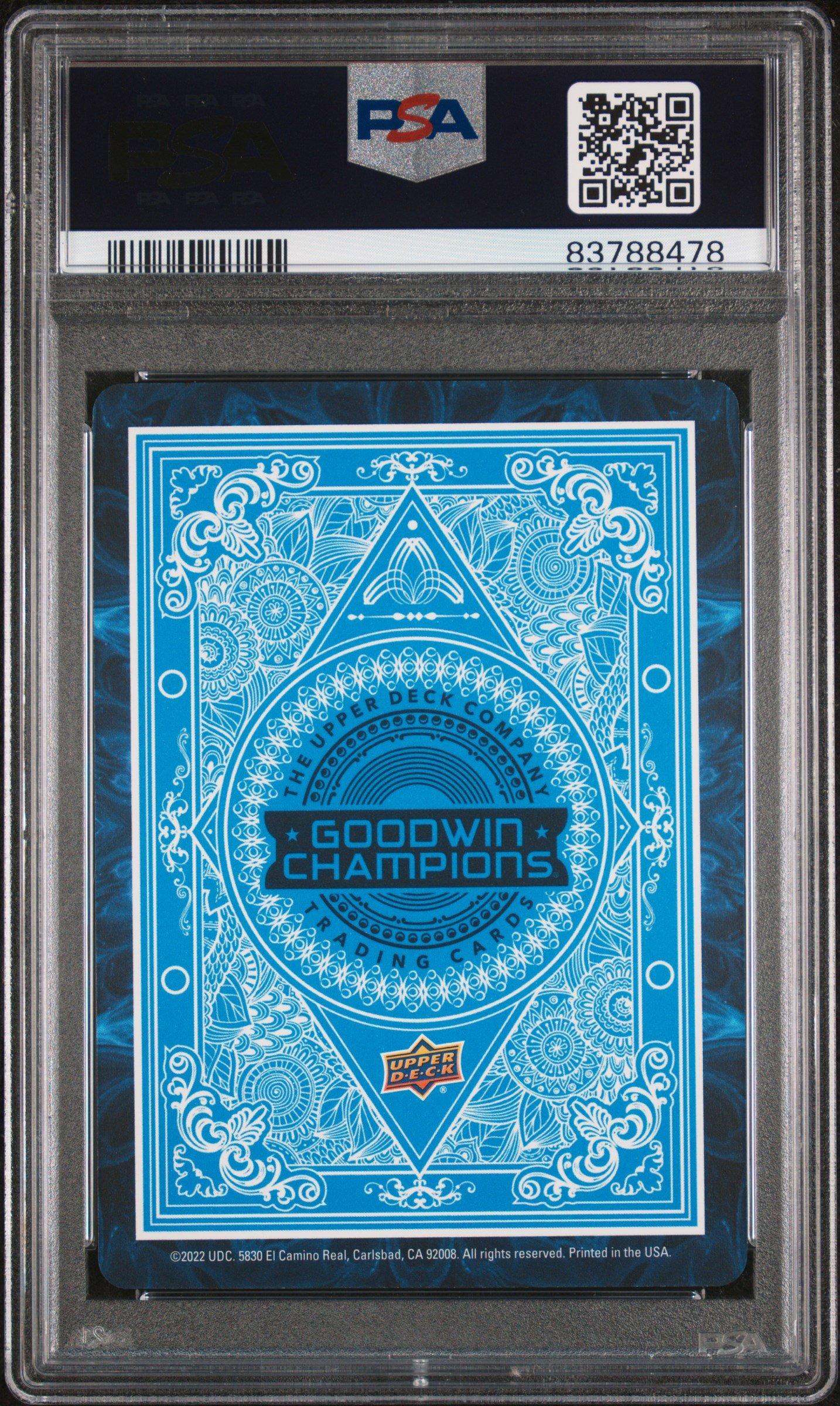 2022 Upper Deck Goodwin Champions Playing Cards null Caleb Williams PSA 10