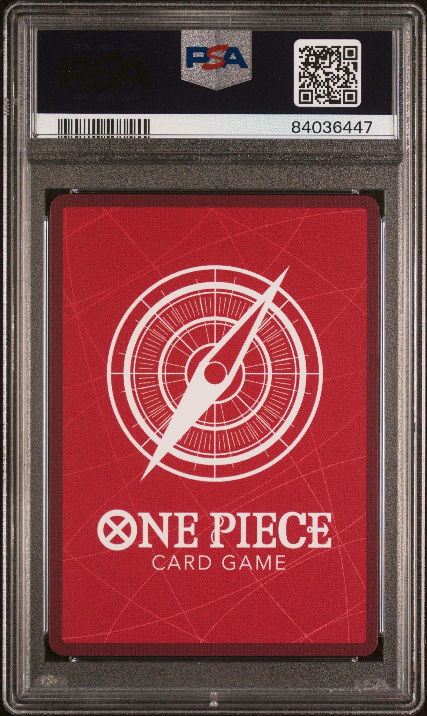 2022 One Piece Op01-romance Dawn 001 Roronoa Zoro Alternate Art PSA 10