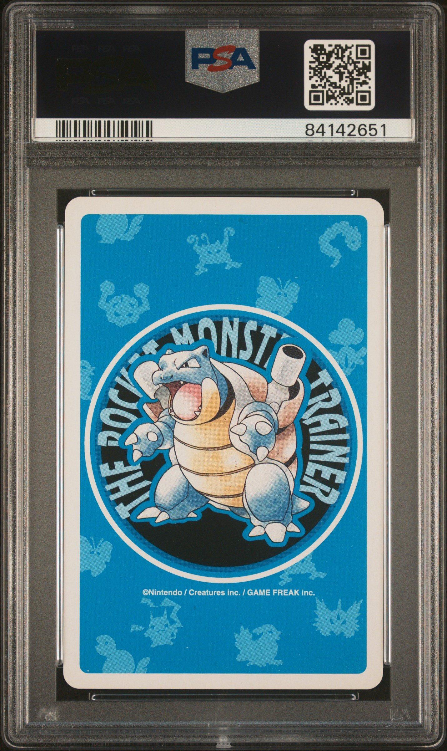 1998 Pokemon Blue Version Playing Cards 143 Snorlax 4 Of Spades