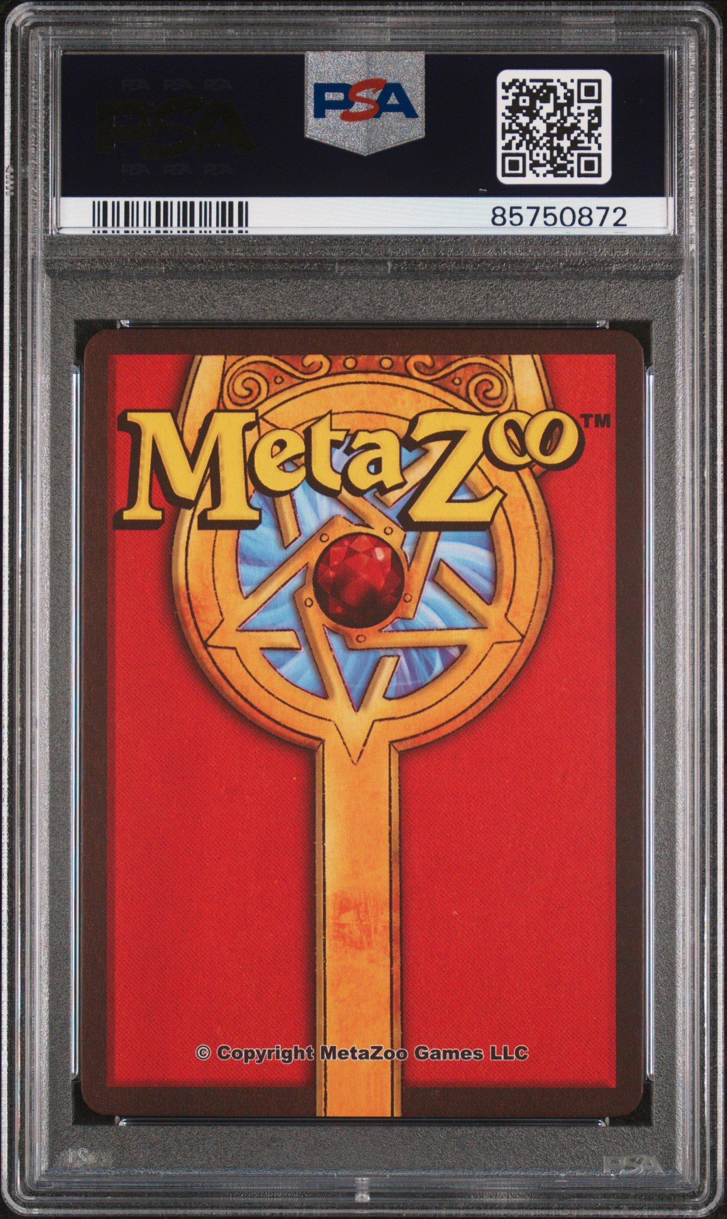 2022 Metazoo Wilderness 41 Prism Aura-holo 1st Edition PSA 10