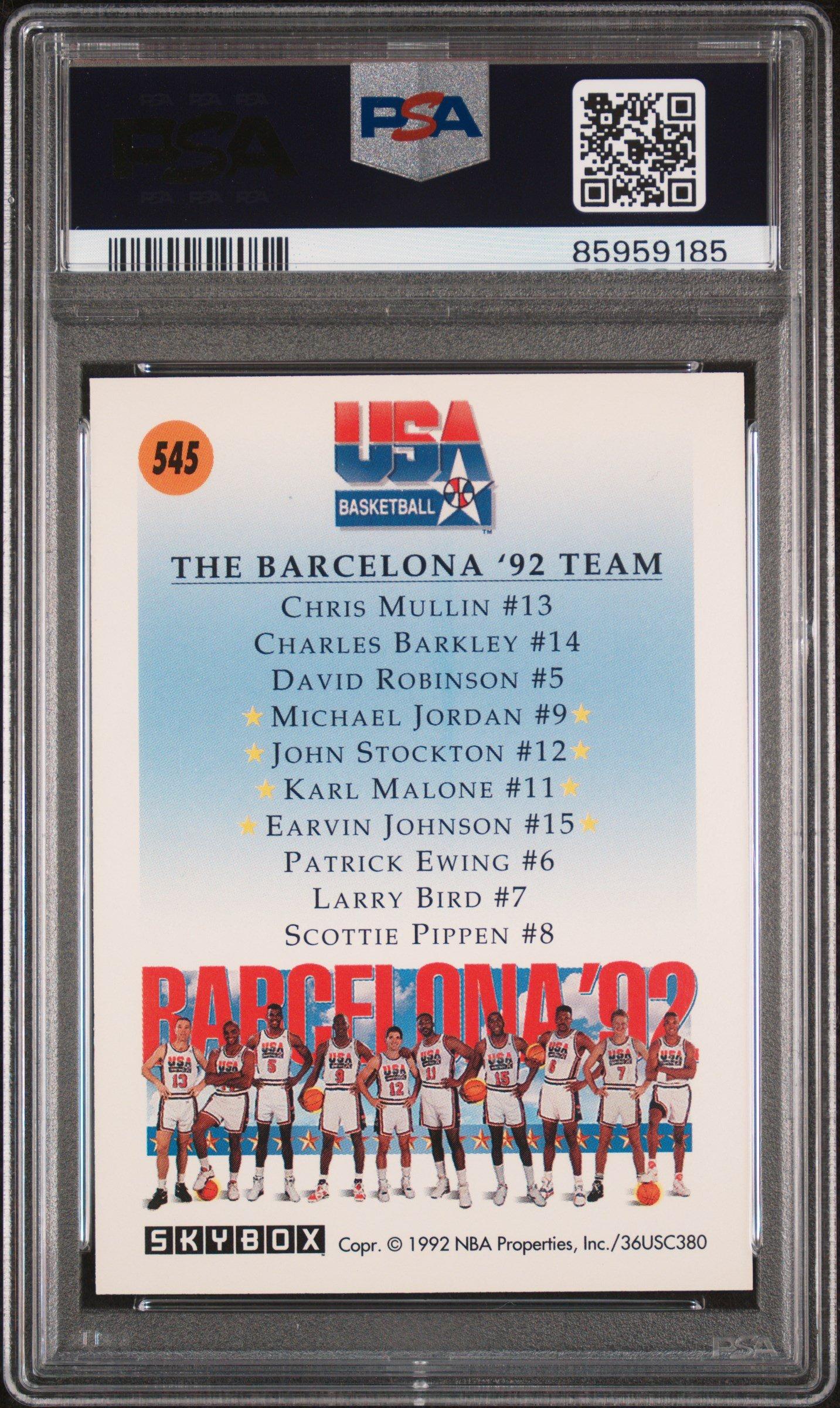 1991 Skybox 545 Team Usa 2 PSA