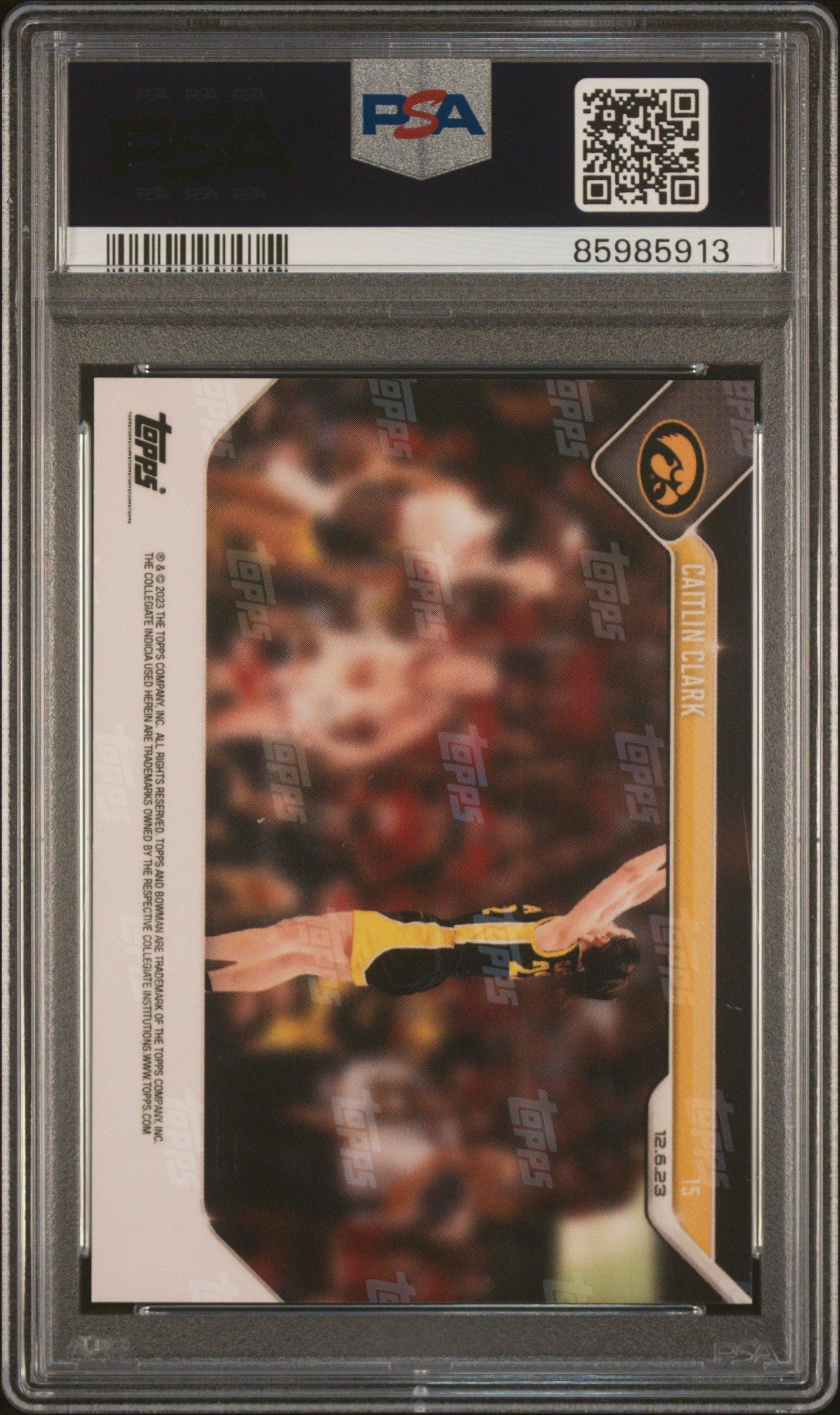 2023 Bowman U Now Caitlin Clark PSA