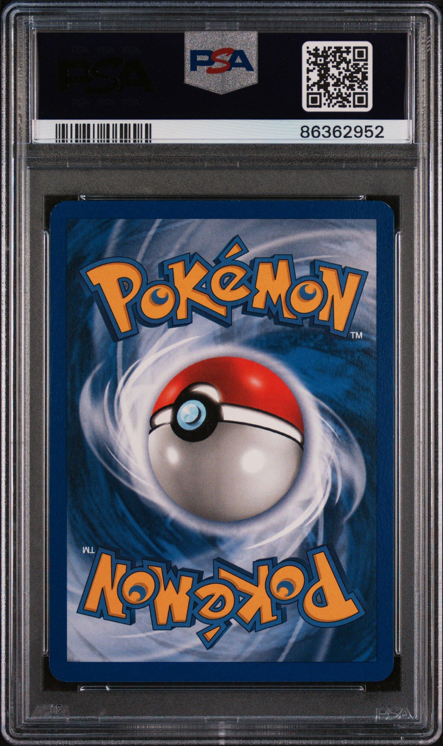 2000 Pokemon Neo Genesis 96 Professor Elm PSA 8