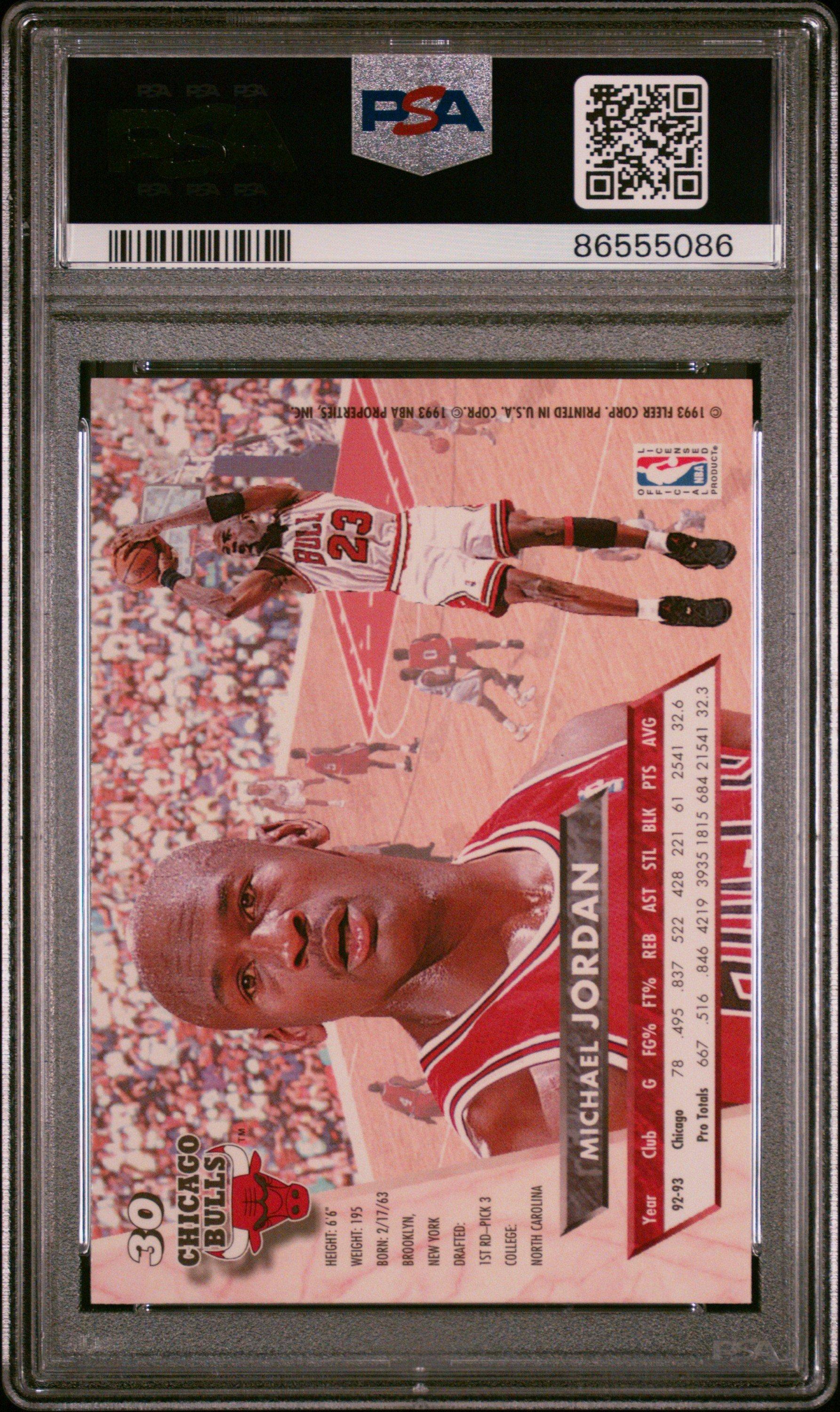 1993 Ultra 30 Michael Jordan PSA 9 Graded Card | GameStop