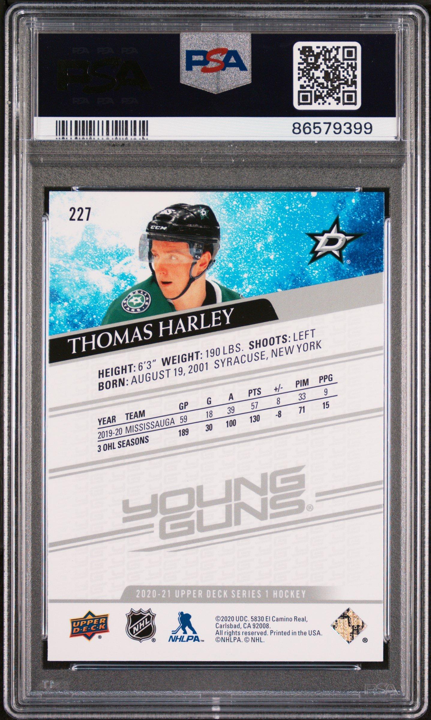 2020 Upper Deck 227 Thomas Harley PSA