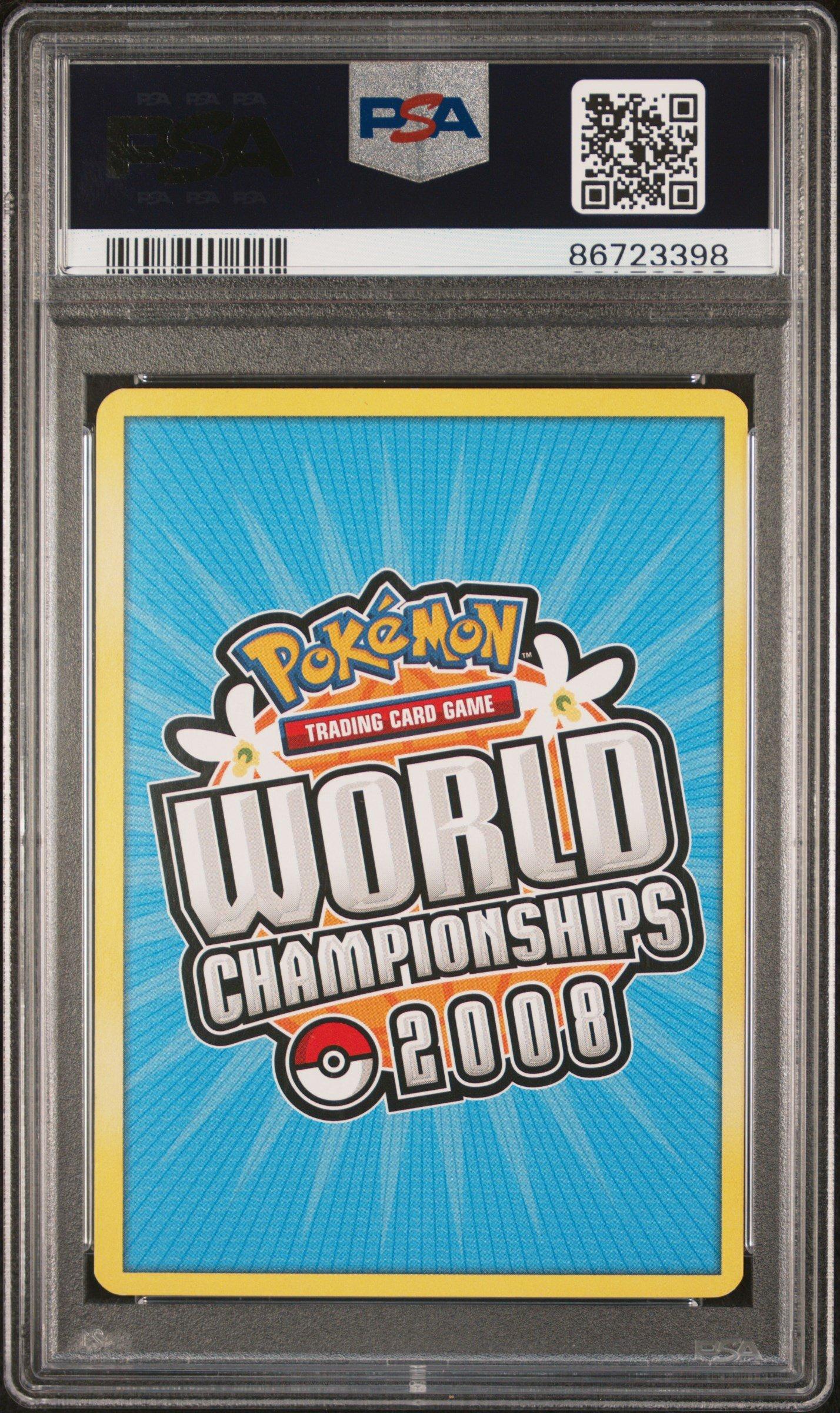 2008 Pokemon World Championships Promo 101 Mew-gold Star Empotech PSA 8