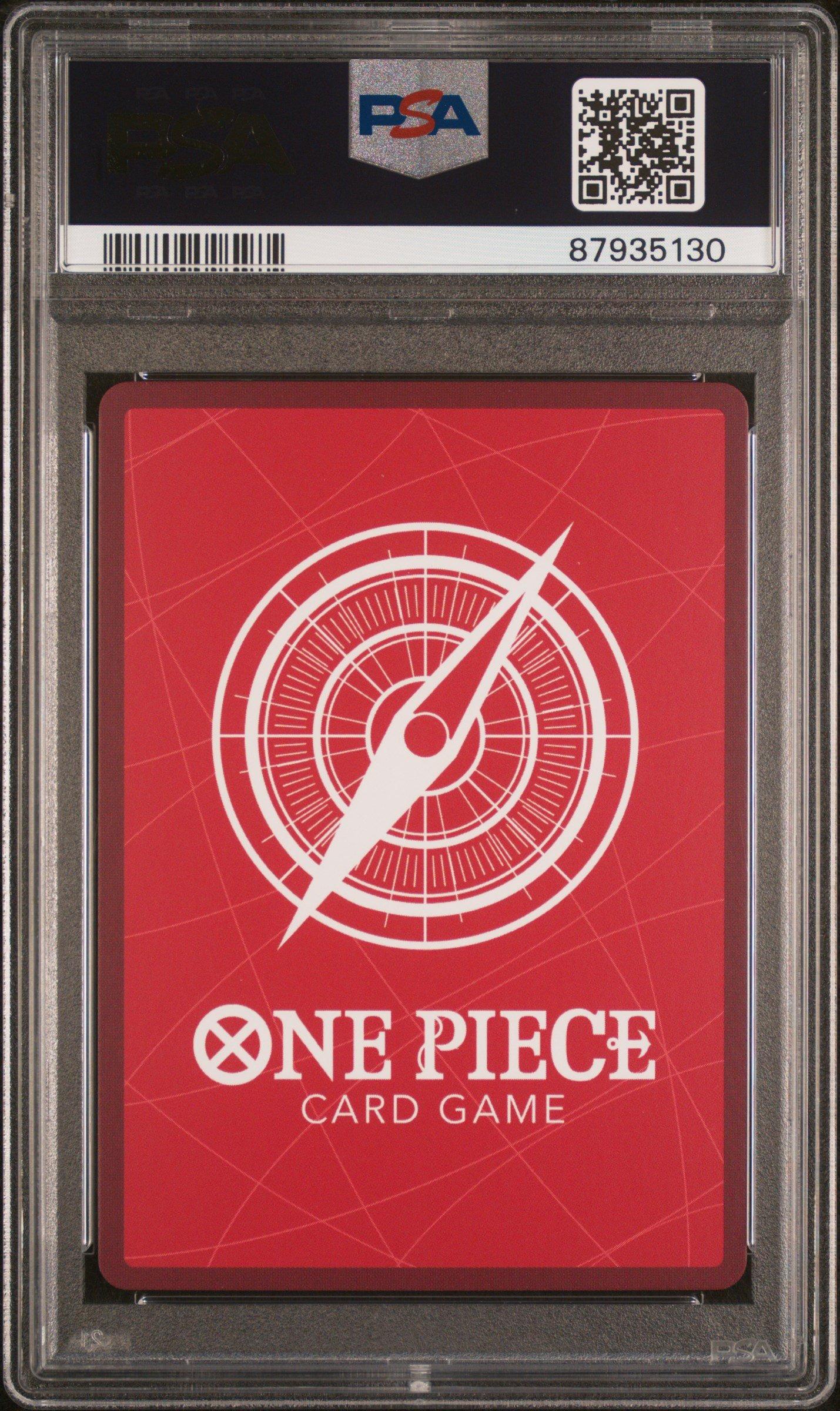 2023 One Piece Op02-paramount War 072 Zephyr Alternate Art PSA 10