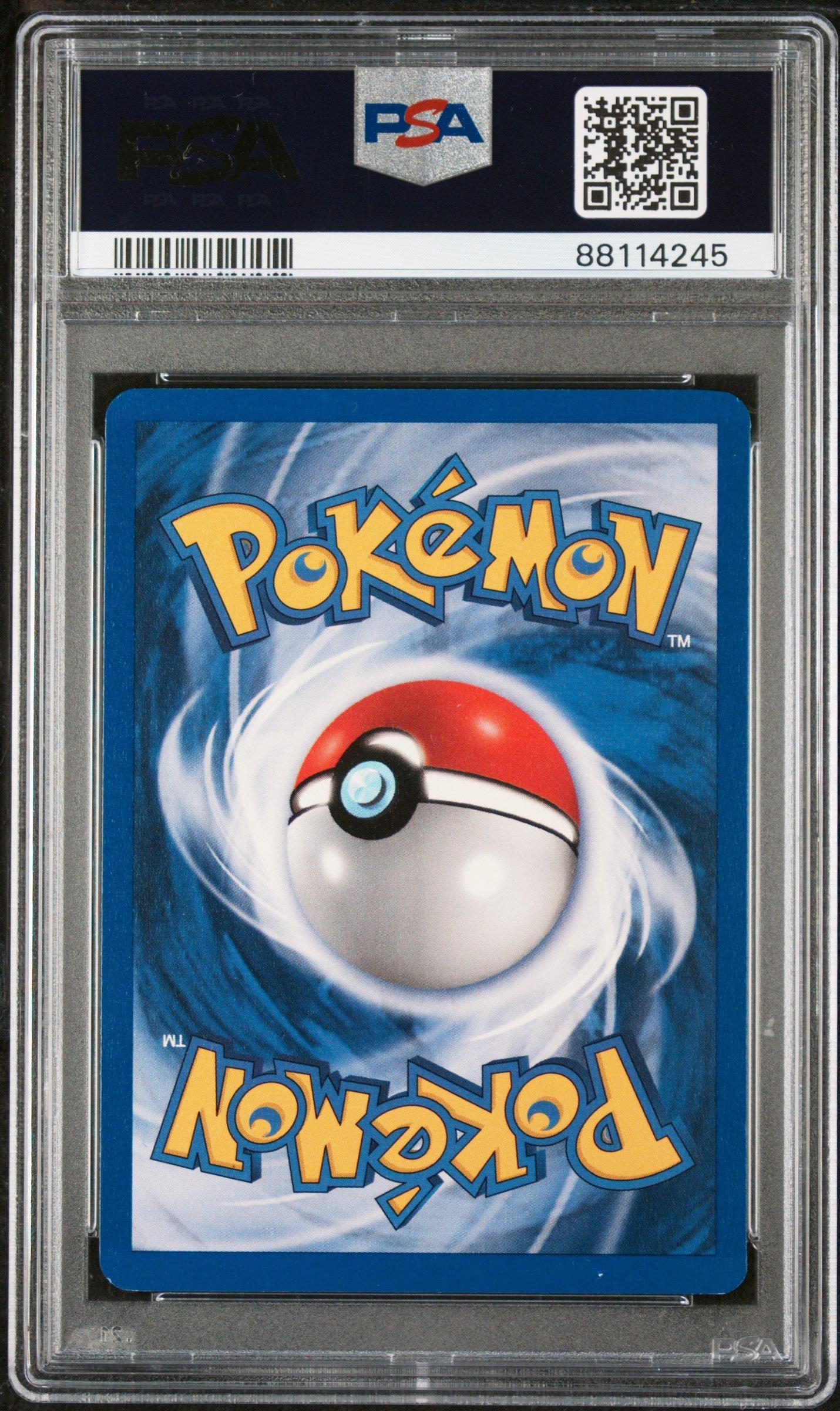 2000 Pokemon Gym Heroes 22 Brock's Rhyhorn 1st Edition PSA 8