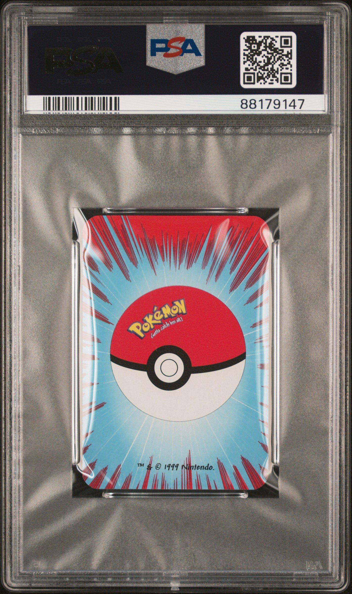 1999 Bicycle Pokemon Mini Playing Cards Red Deck  Dragonite Queen Of Hearts PSA 10