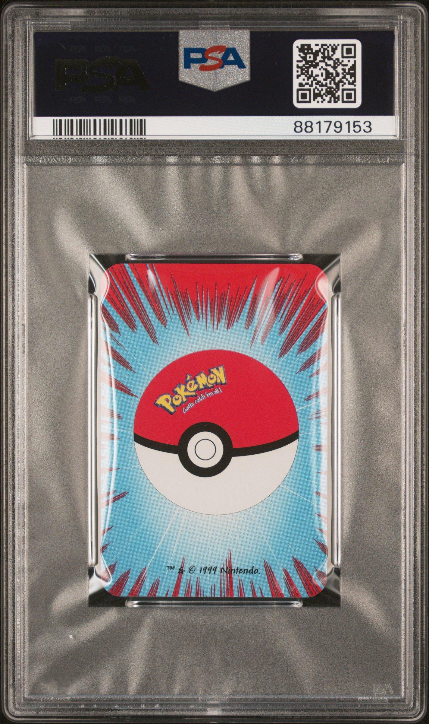 1999 Bicycle Pokemon Mini Playing Cards Red Deck Snorlax 3 Of Spades PSA 10