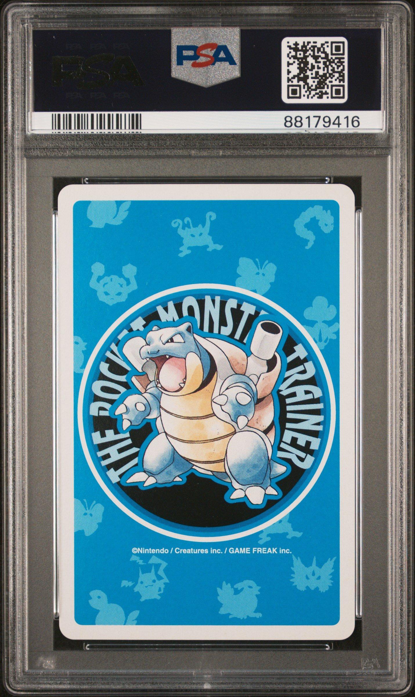 1998 Pokemon Blue Version Playing Cards 035 Clefairy 9 Of Hearts PSA 10