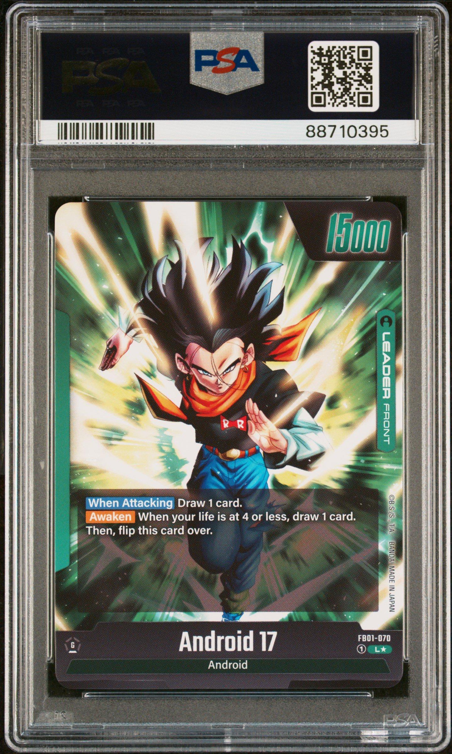 2024 Dragon Ball Super Card Game Fusion World Awakened Pulse Fb01- Android /android 18 Alternate Art PSA 10
