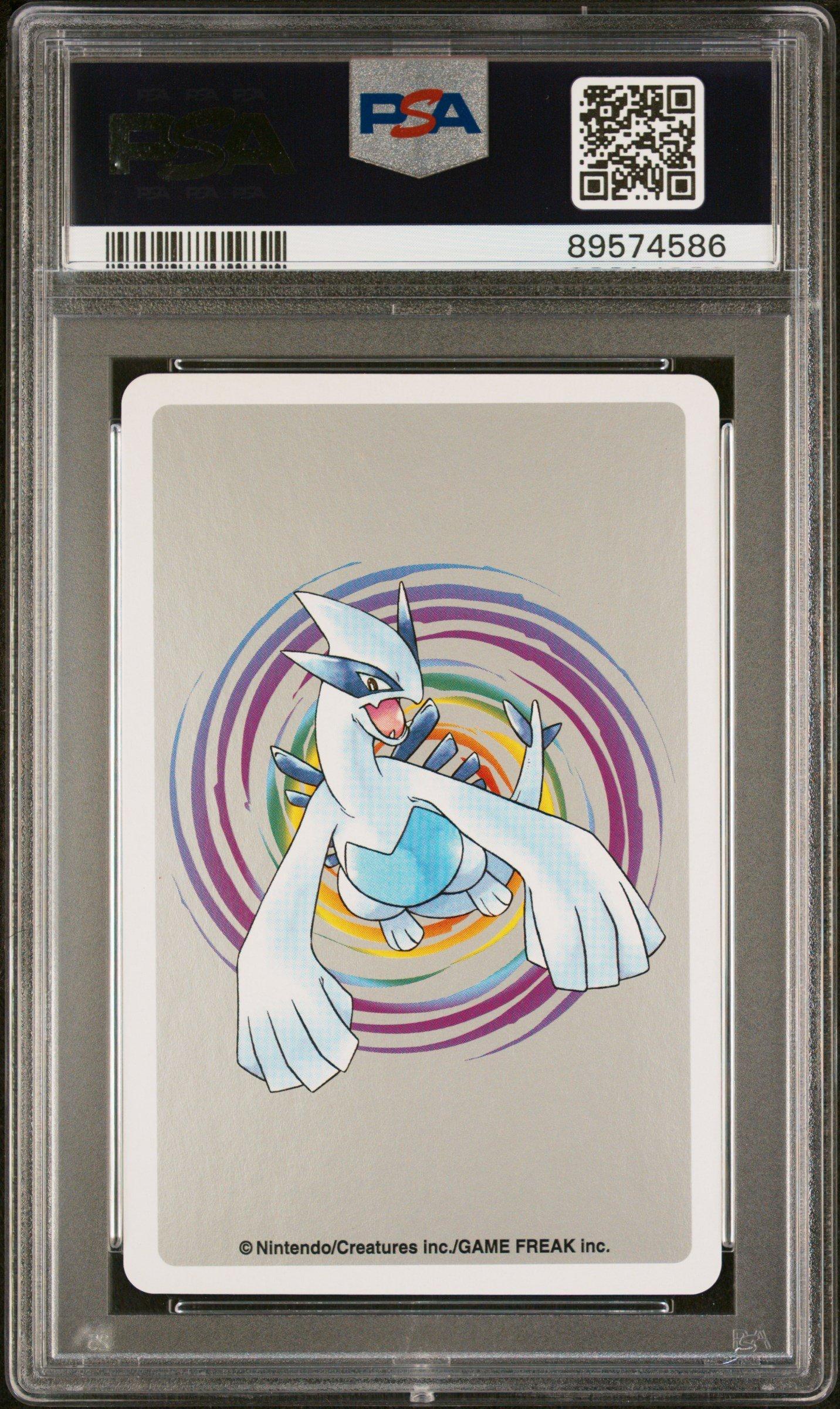 2000 Pokemon Silver Version Playing Cards 249 Lugia Ace Of Spades