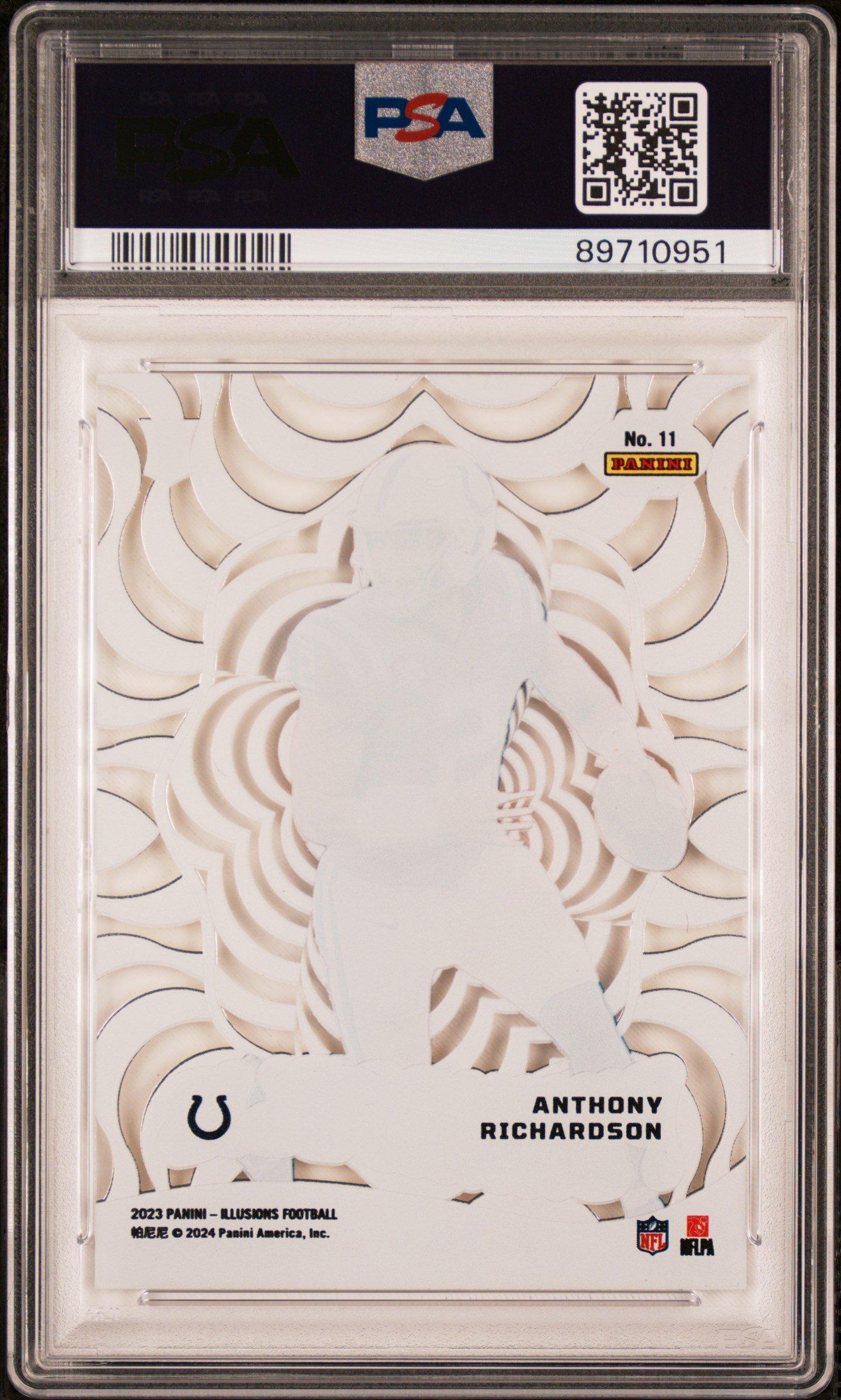 2023 Panini Illusions Funkadelic 11 Anthony Richardson PSA 10