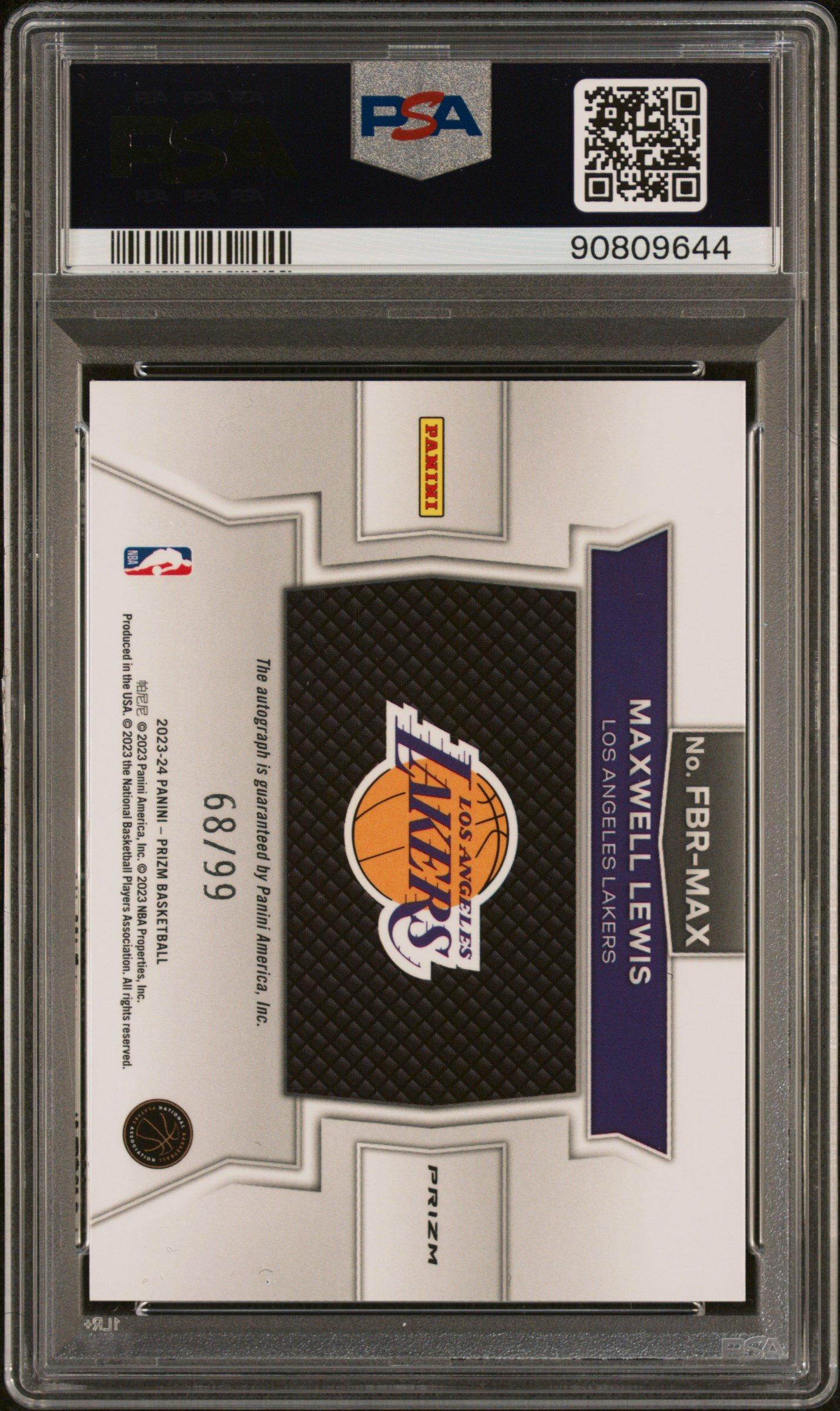Prizm Fast Break Markelle Fultz Auto サイン 2023 Panini Prizm Fast Break Rookie Autographs Fbrmax Maxwell