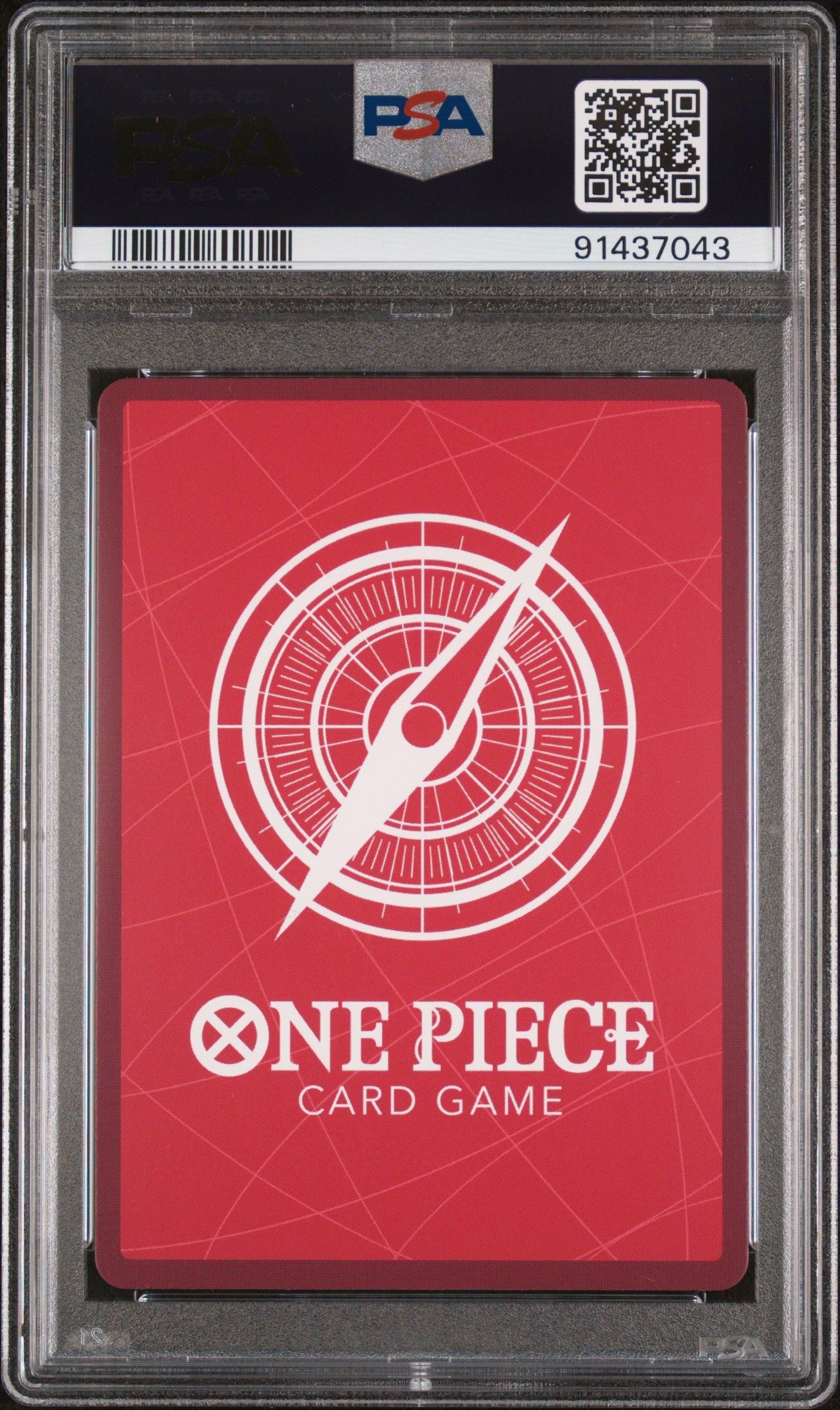 2024 One Piece Ultra Deck St13-the Three Brothers 003 Monkey D. Luffy Black & White Alternate Art PSA 10