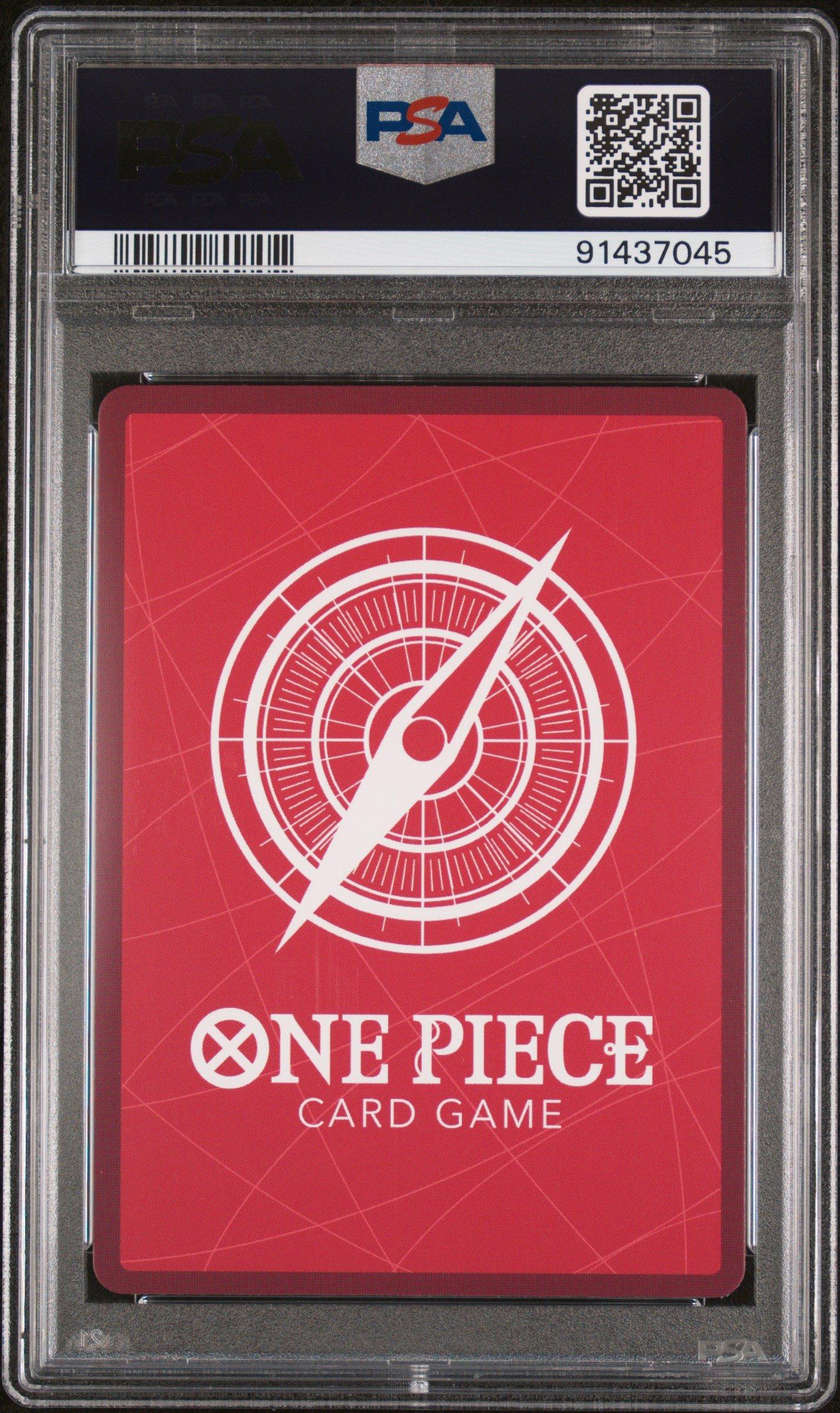 2024 One Piece Ultra Deck St13-the Three Brothers Portgas D. Ace Black & White Alternate Art PSA 10