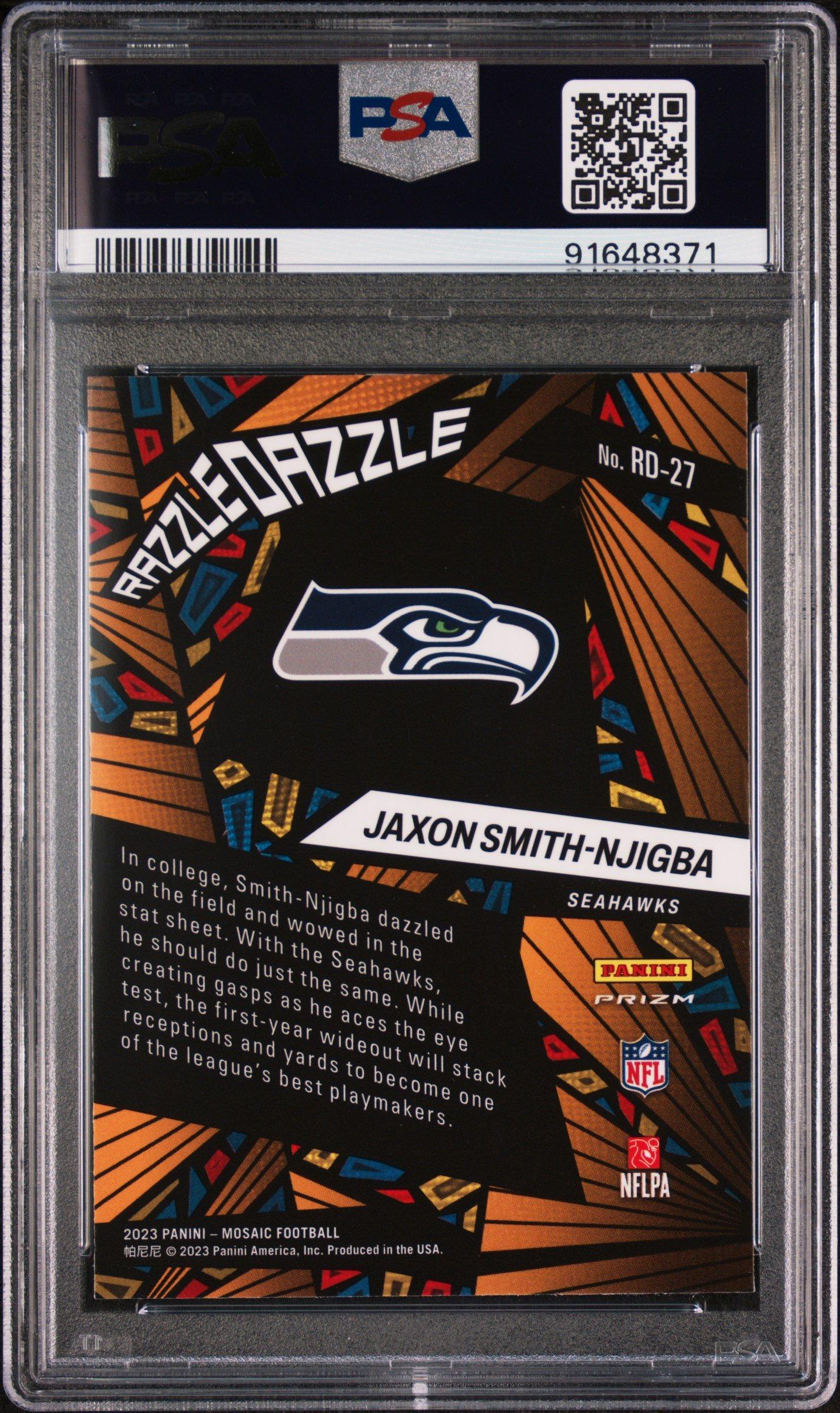 2023 Panini Mosaic Razzle Dazzle Rd27 Jaxon Smith-njigba PSA 10
