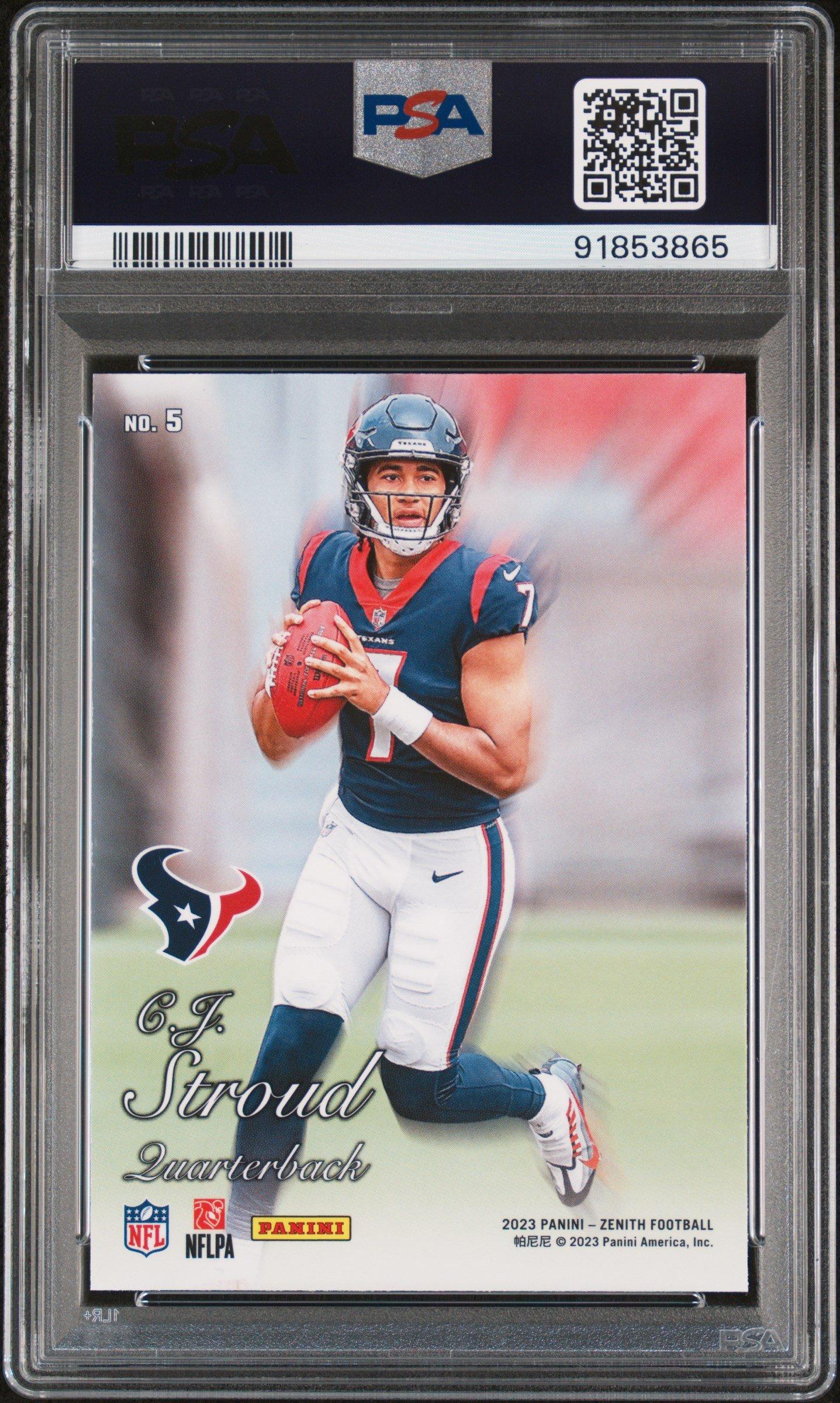 2023 Panini Zenith 1994 Pacific 5 Cj Stroud PSA 10