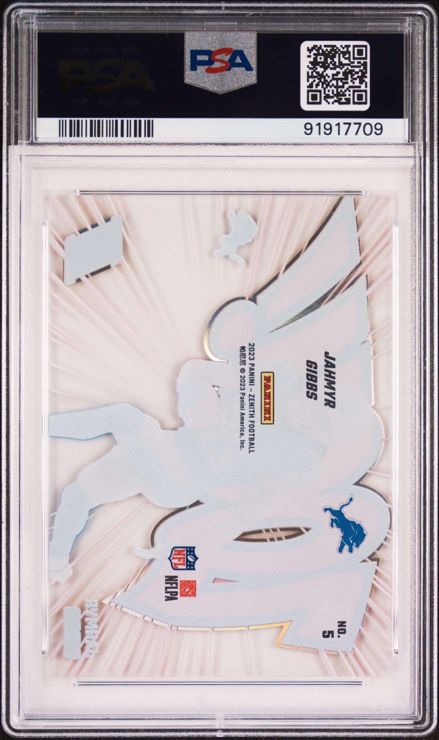 2023 Panini Zenith Zoom! 5 Jahmyr Gibbs PSA 9 Graded Card | GameStop