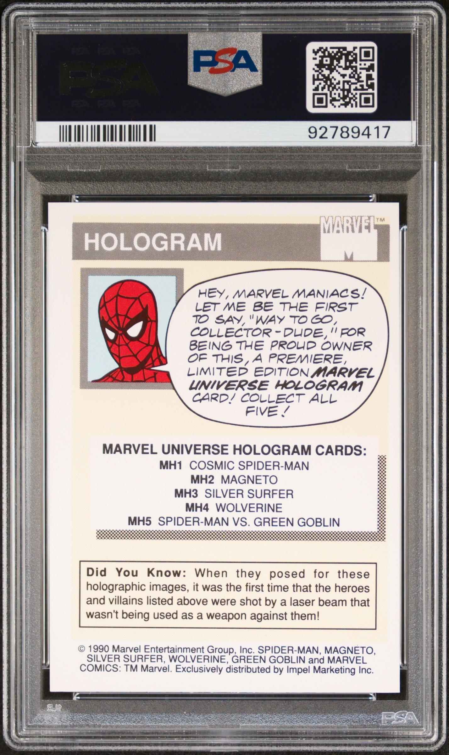 marvel holographic cards Card Kingdom | The Gift Bundles are finally here! Grab yours today while supplies last. DM us for the link! #MTGxMarvel 1990 Marvel Universe Hologram Mh5