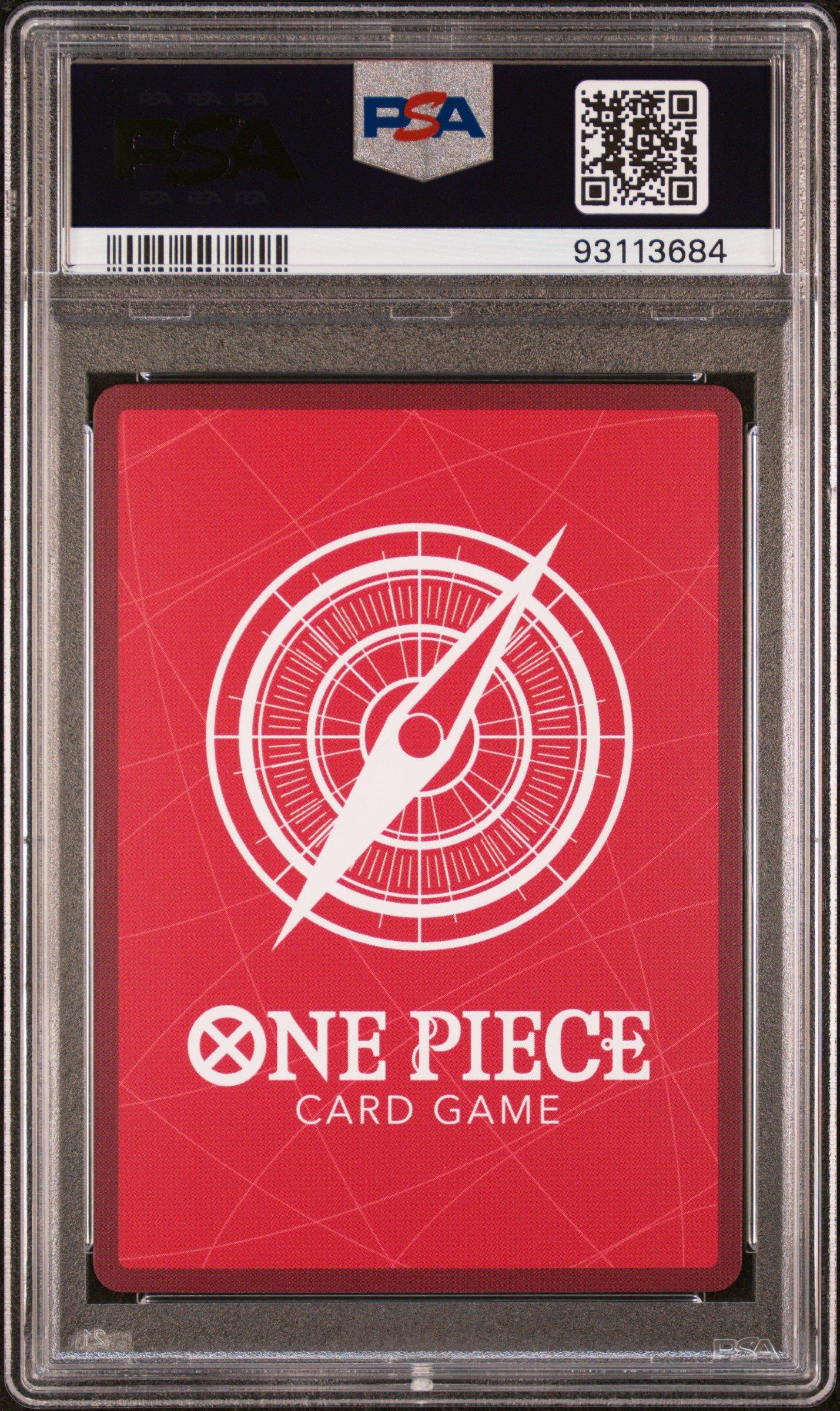 2023 One Piece Op02-paramount War 072 Zephyr Alternate Art PSA 10