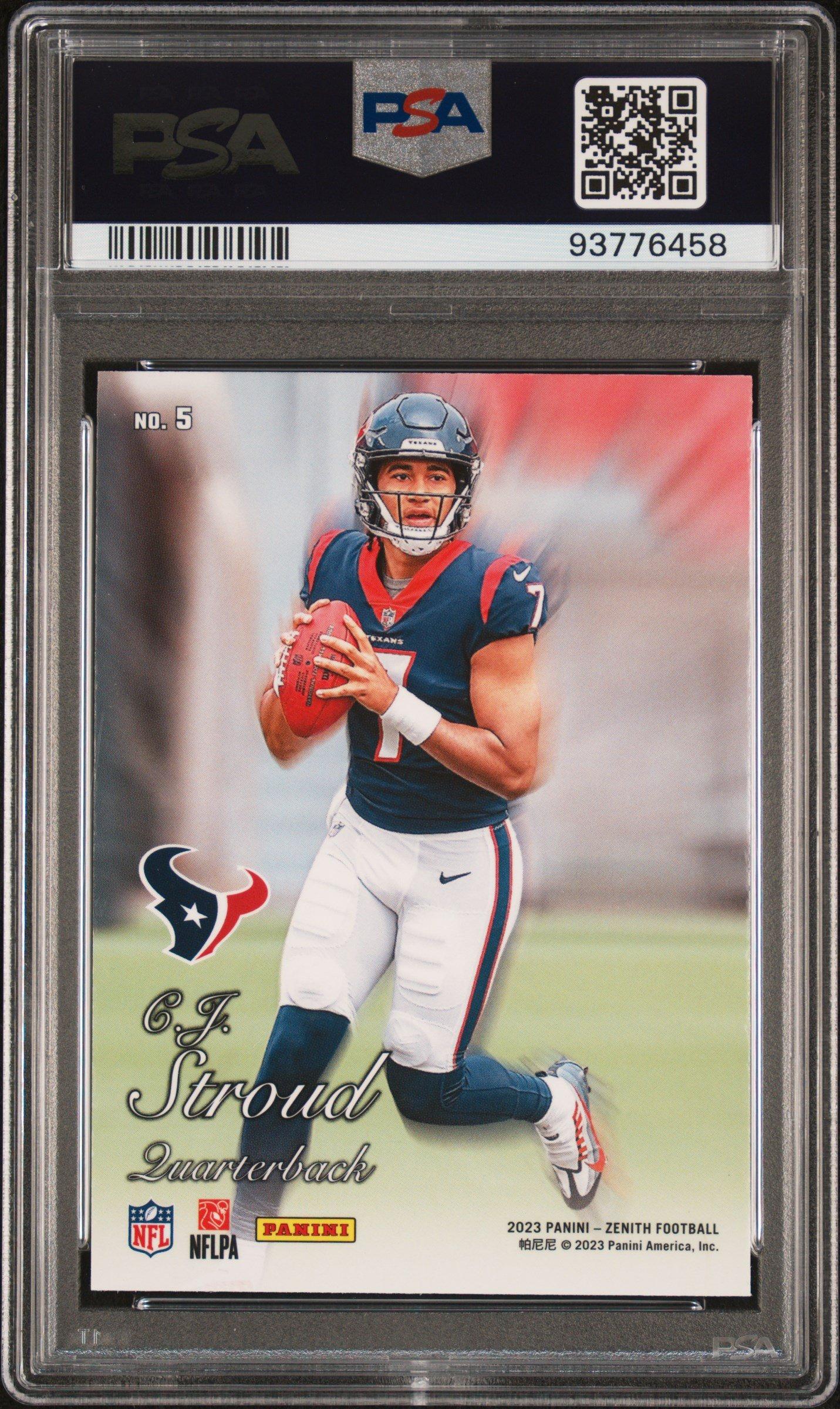 2023 Panini Zenith 1994 Pacific 5 Cj Stroud Red PSA 10