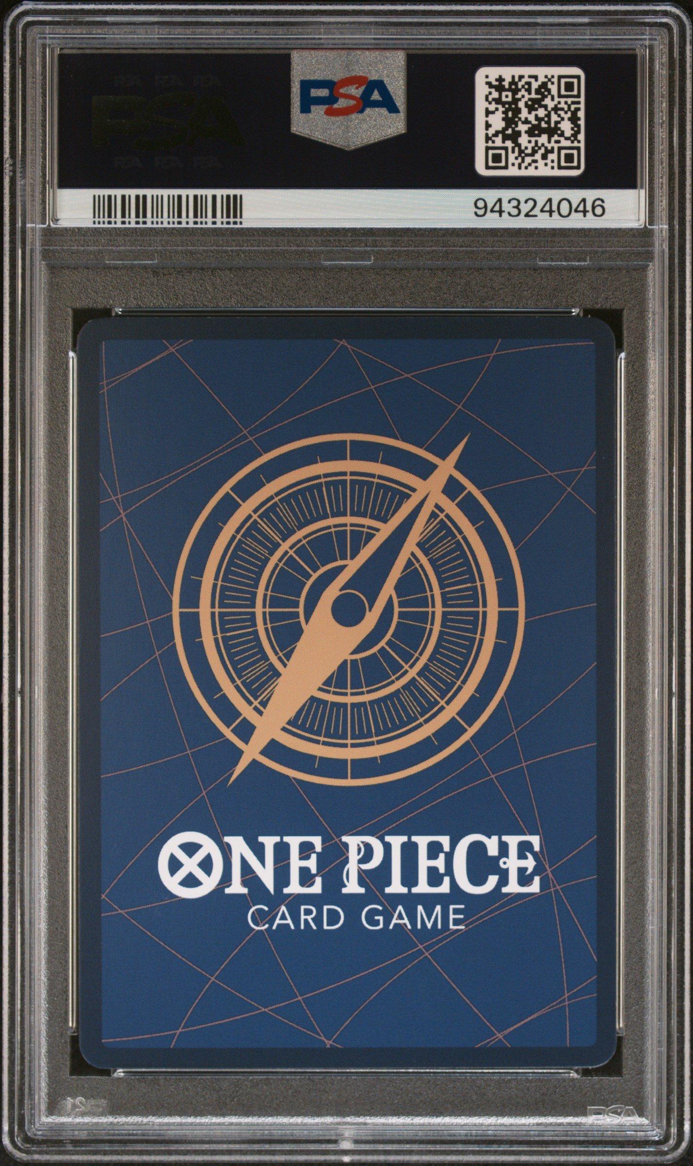 2024 One Piece Op06-wings Of The Captain 007 Shanks Alternate Art PSA 10