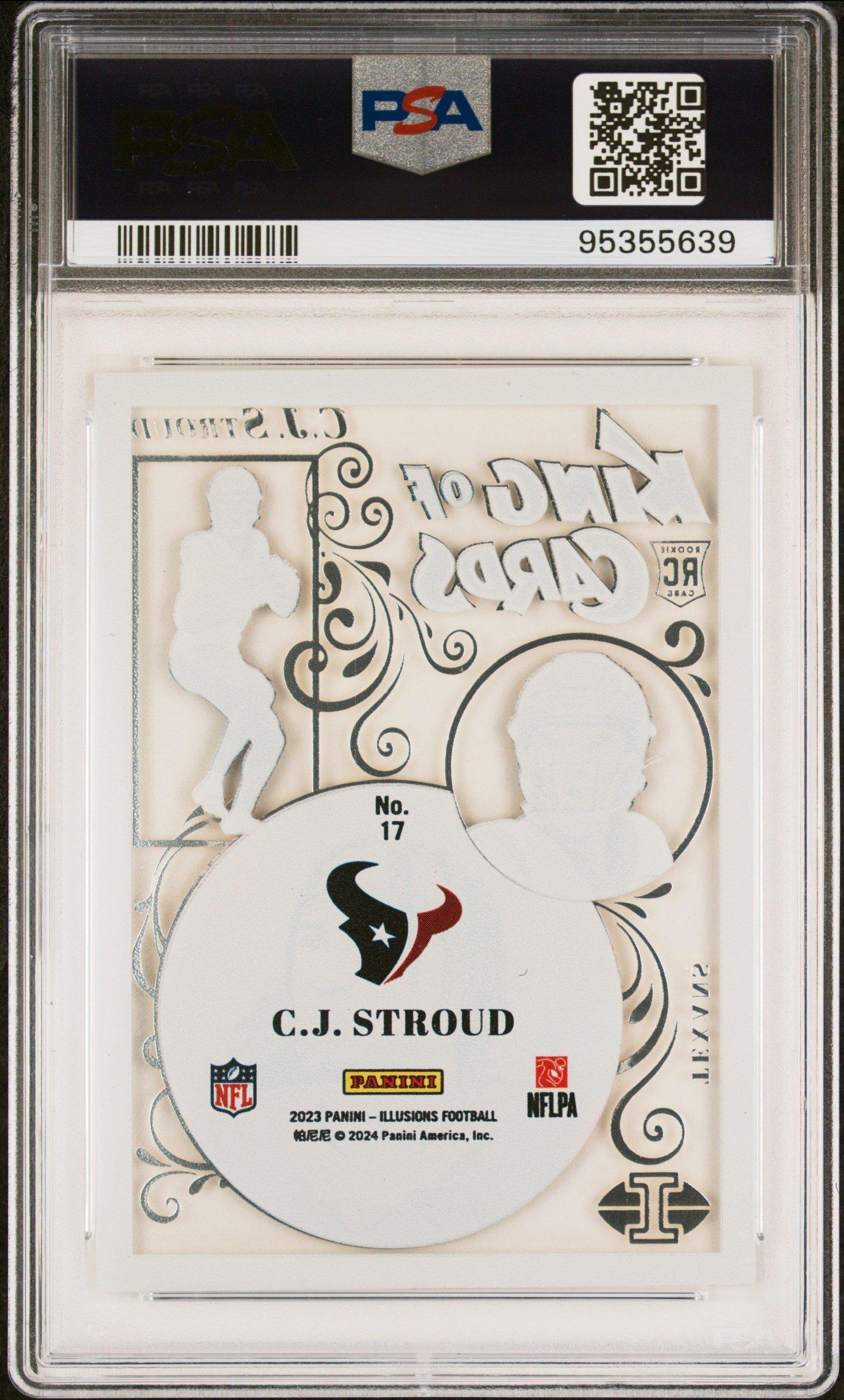 2023 Panini Illusions King Of Cards 17 Cj Stroud PSA 10