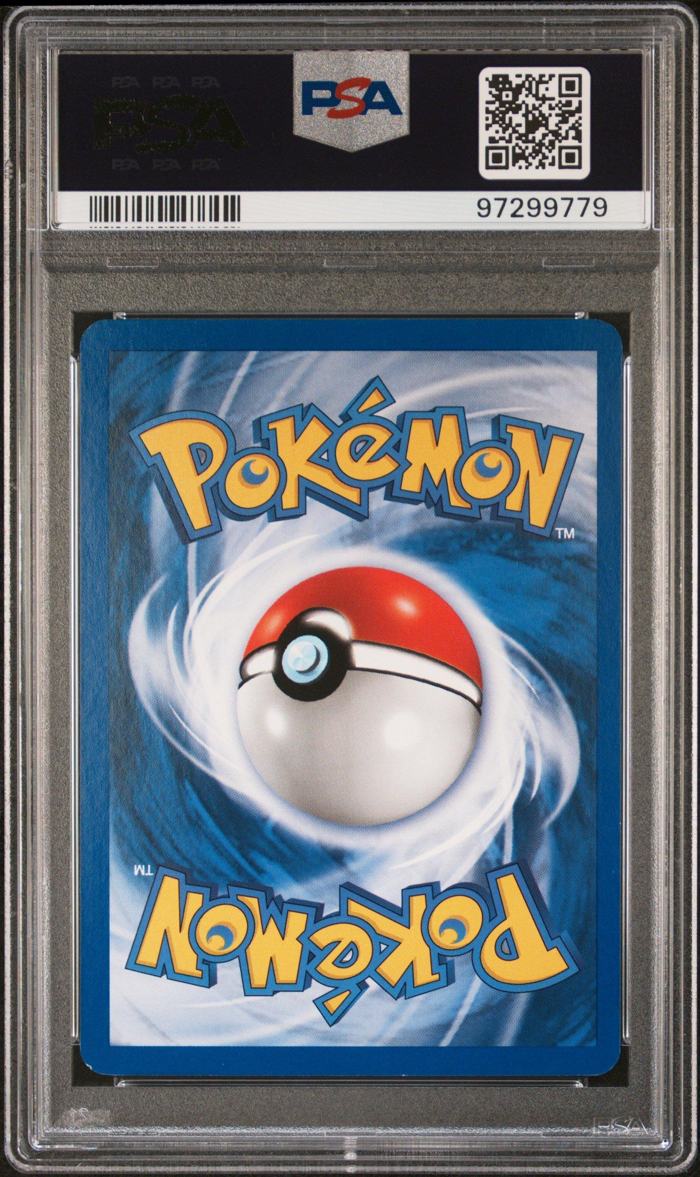 2000 Pokemon Gym Heroes 9 Misty's Seadra Holo-prerelease PSA 8