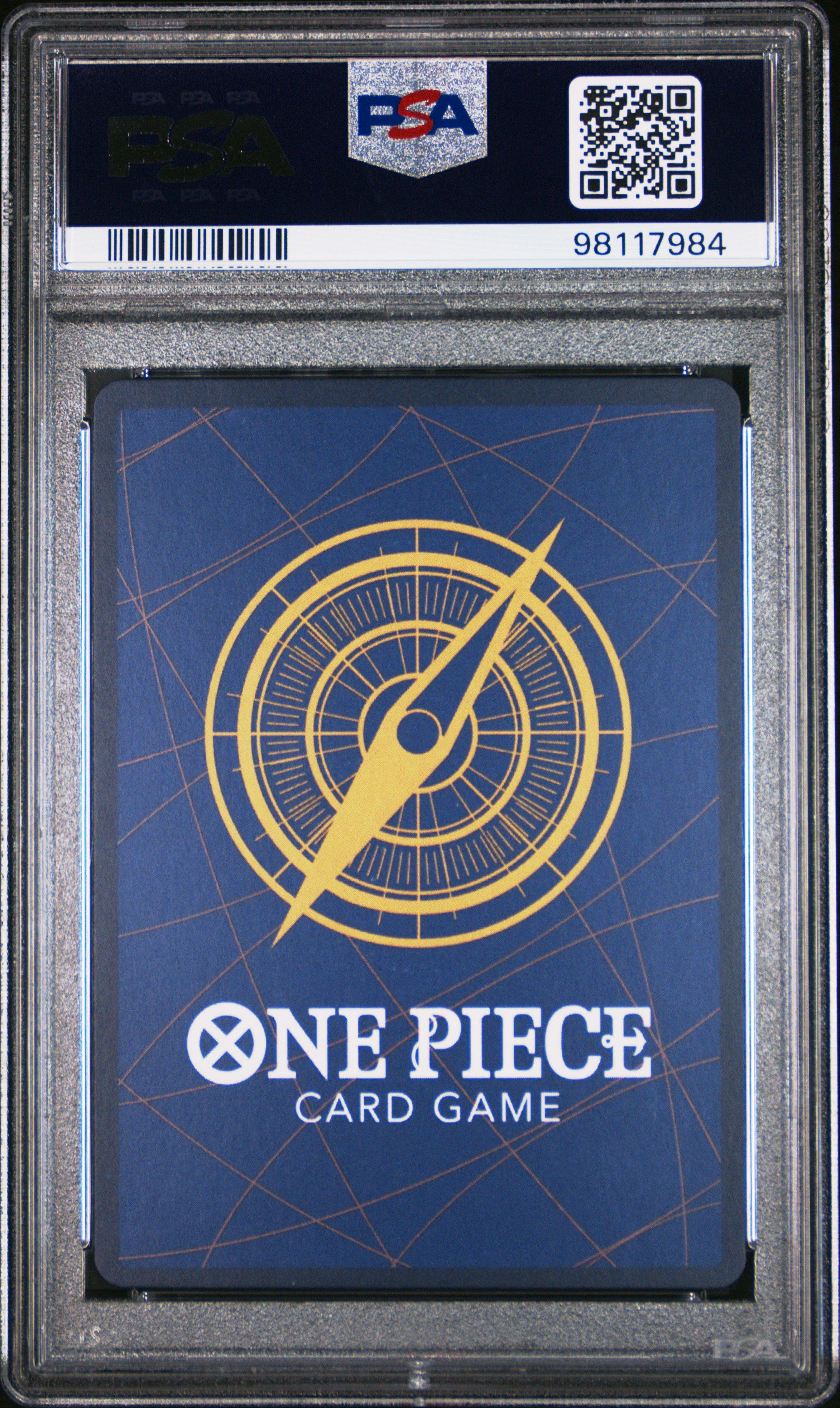2024 One Piece Japanese Prb01-premium Booster -one Piece Card The Best- 120 Shanks PSA 10