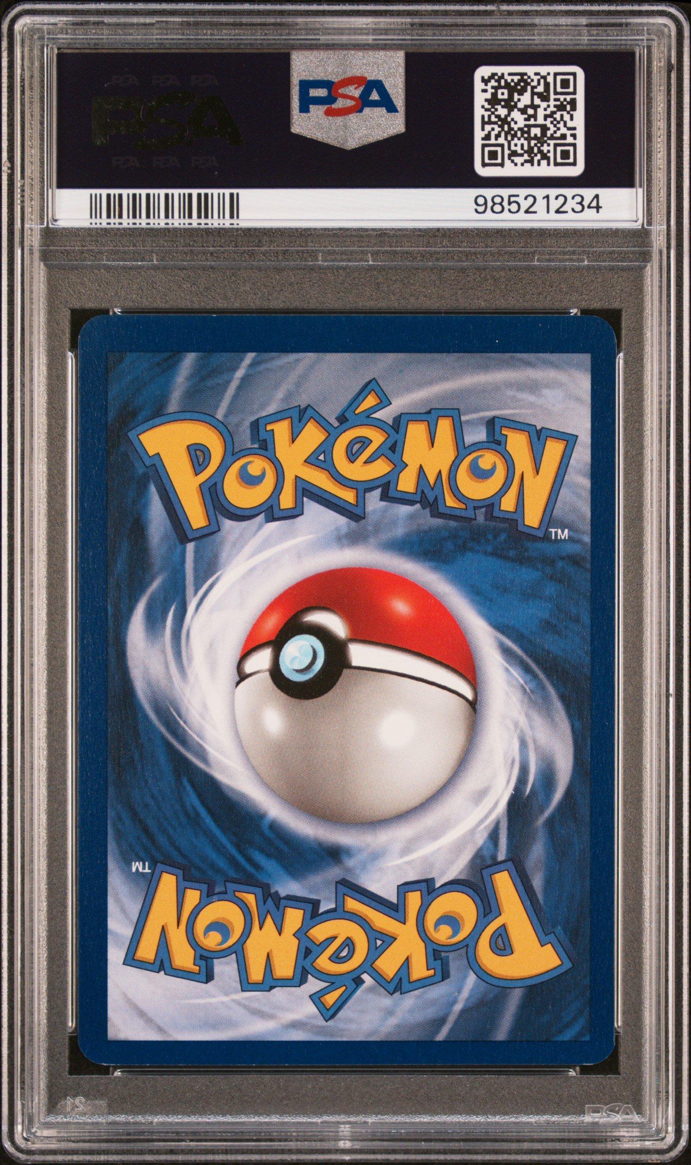 1999 Pokemon Fossil 10 Lapras-holo 1st Edition PSA 8 Graded Card