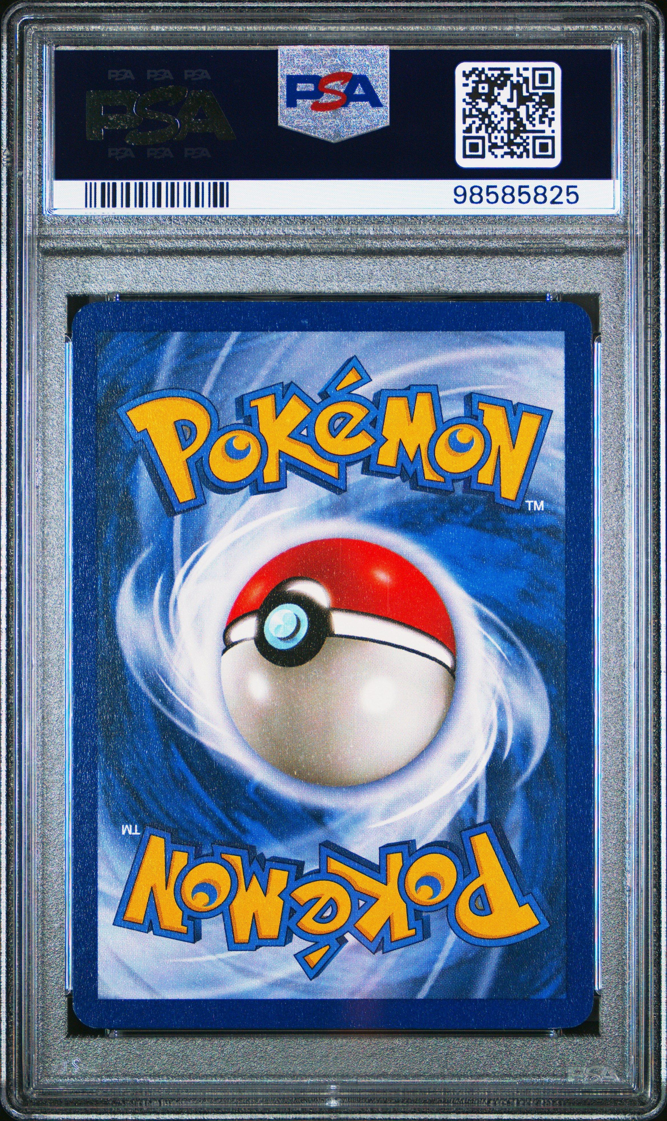 1999 Pokemon Fossil 49 Horsea 1st Edition PSA 8
