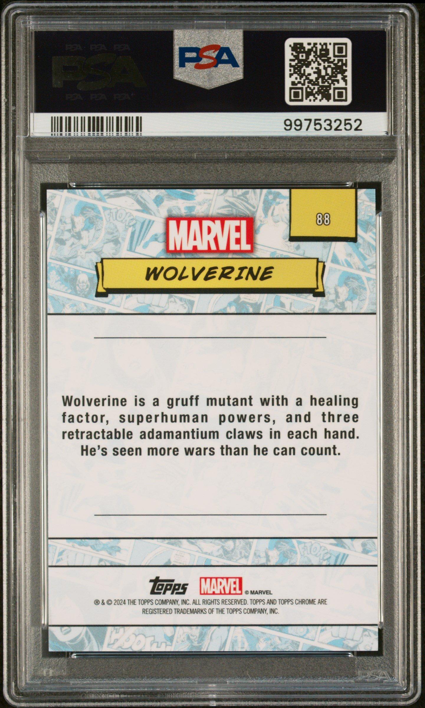 ウルヴァリン SP サイン ヴァイスシュヴァルツ MARVEL psa 10 That smoky, gritty artwork goes HARD on this 2024 Weiss Schwarz